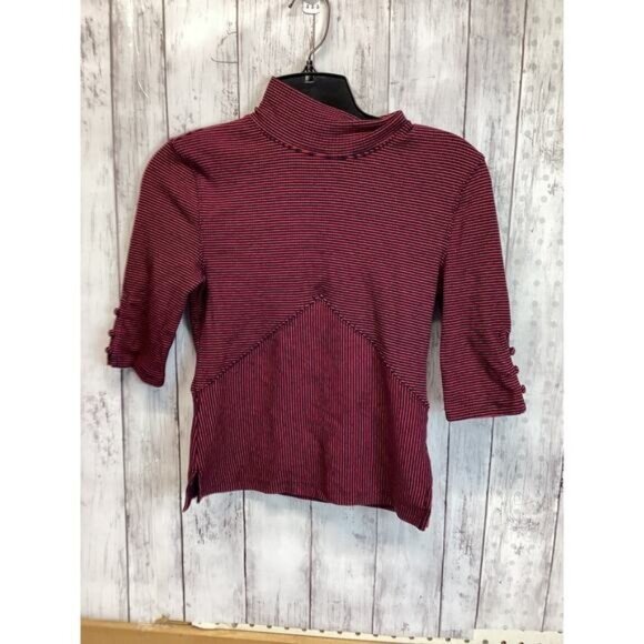 Acubi mermaidcore fairycore Free People Neck Fitted Stretch-Knit Top Retro XS - Picture 1 of 5